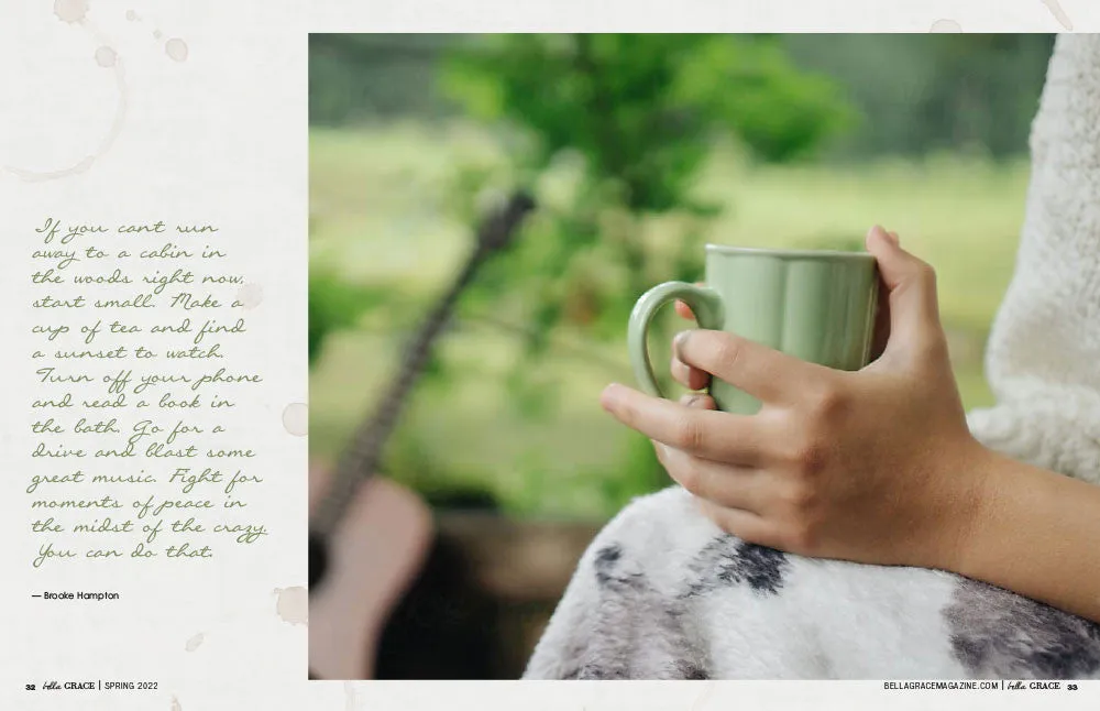 Stampington Bella Grace Issue 31 blad hverdagsglede