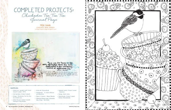 Stampington The Coloring Studio Premier fargeleggingsblad pdf