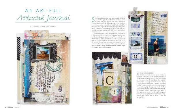 Stampington Art Journaling blad vår 2018 digital utgave
