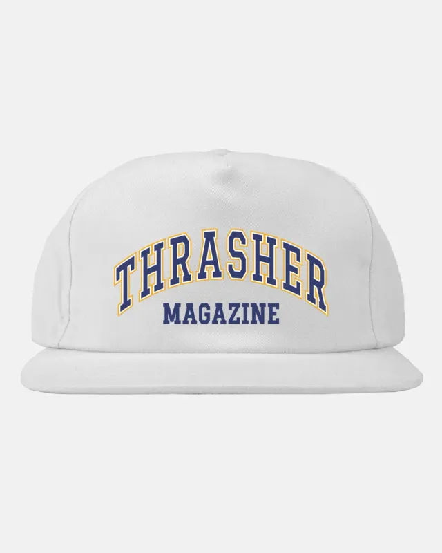 Thrasher Dropout snapbackcaps hvit bomull
