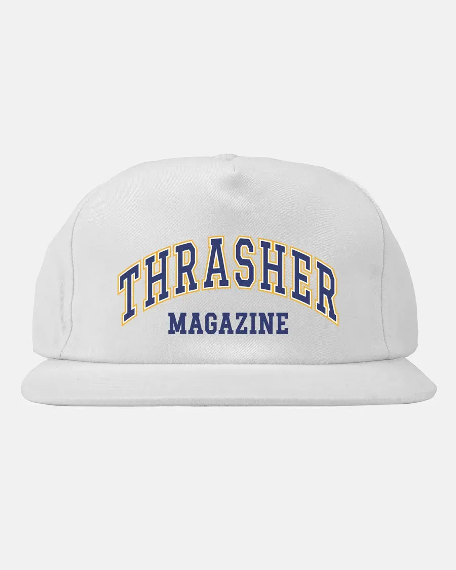 Thrasher Dropout snapbackcaps hvit bomull