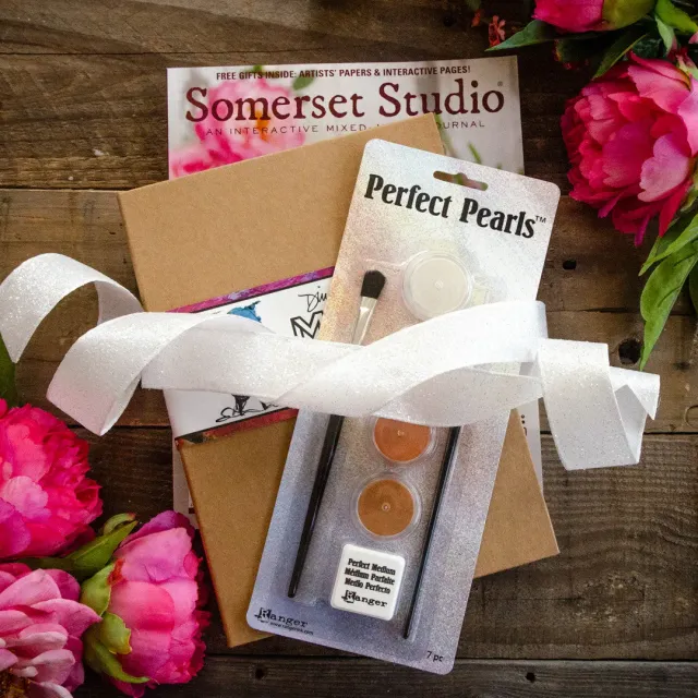 Stampington Somerset Studio Painterly Effects blad sett journal