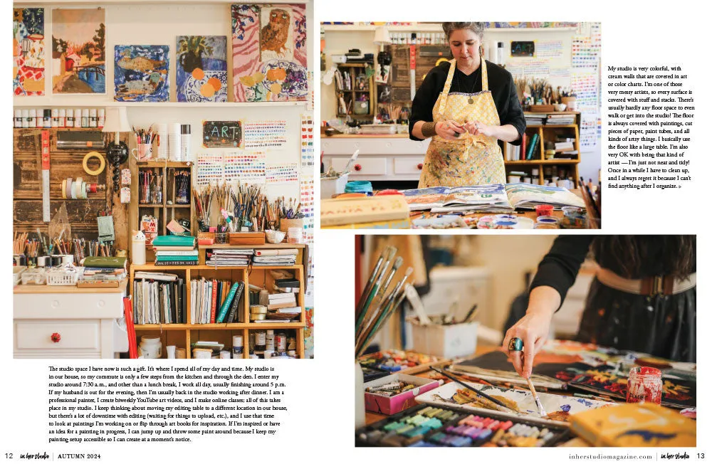 Stampington In Her Studio Autumn 2024 blad digital 160 sider