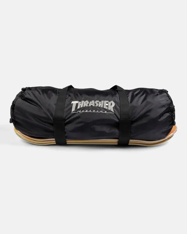 Thrasher Skatebag duffelbag svart stor kraftig