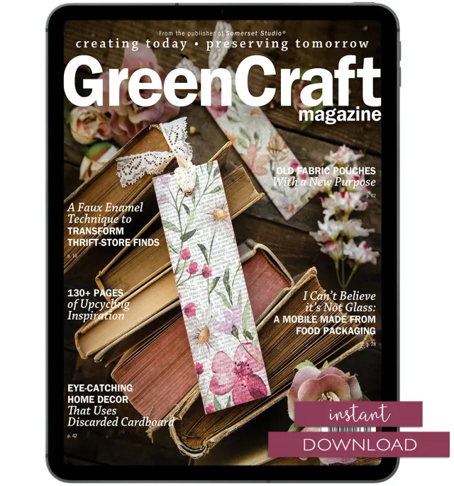 Stampington GreenCraft Summer 2024 blad PDF-nedlasting gjenbruk