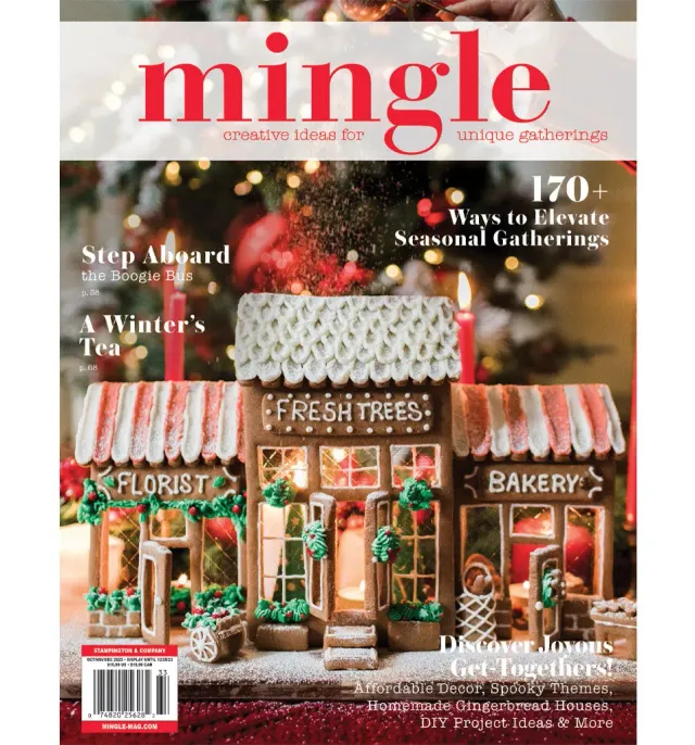 Stampington Mingle høst 2023 blad print selskap