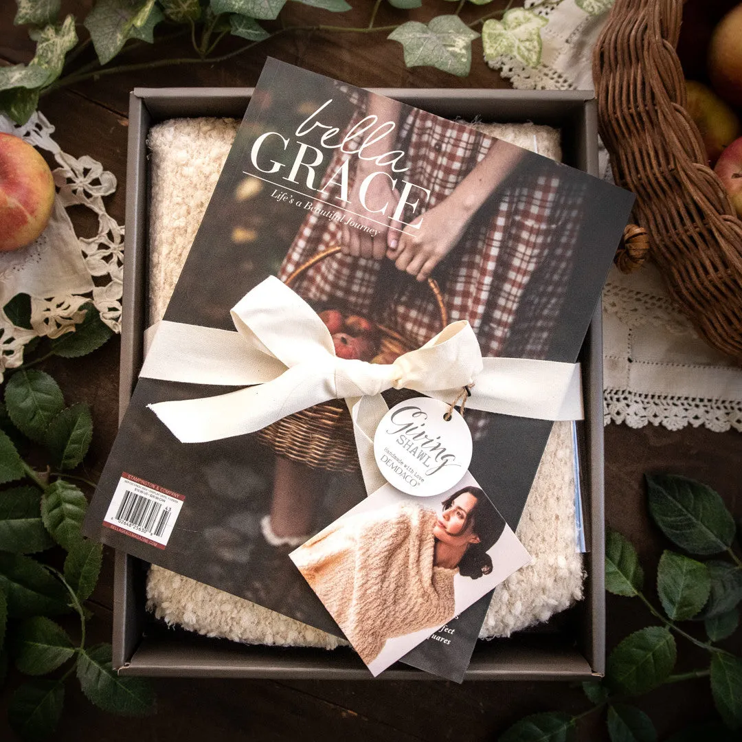 Stampington Bella Grace Conjuring Cozy Issue 41 pakke sjal