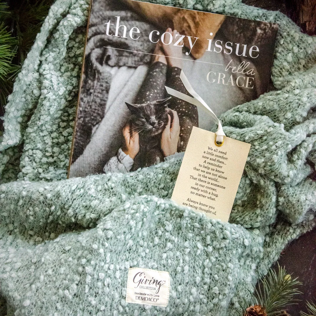 Stampington Warm & Cozy Volume 5 gavepakke blad og sjal