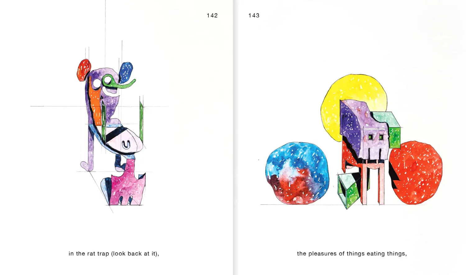 Apartamento 148 Oblique Drawings bok med stålfigurer