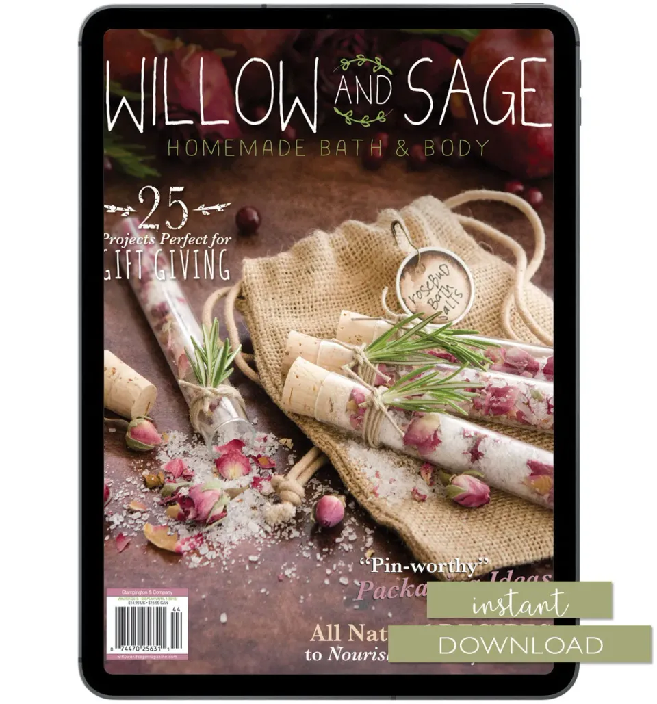 Willow and Sage Winter 2015 e-blad PDF egenpleie