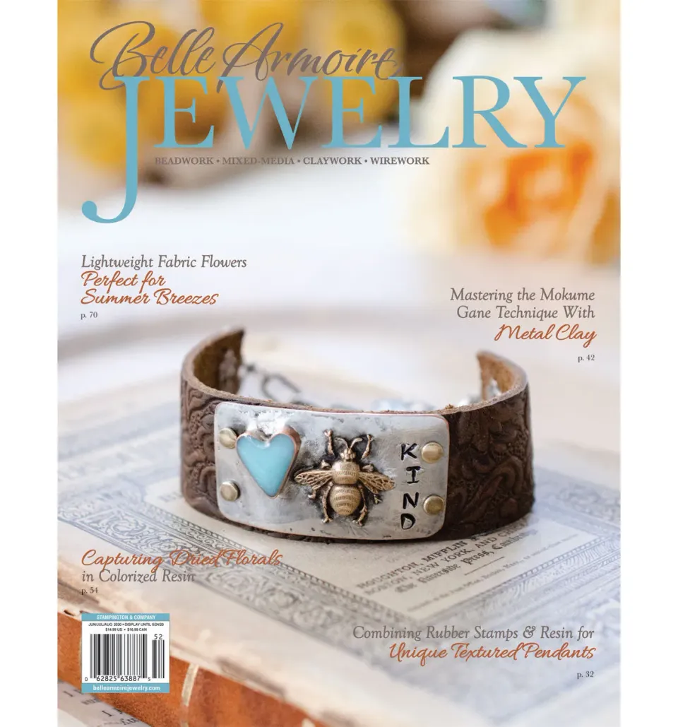 Stampington Belle Armoire Jewelry Summer 2020 blad smykker