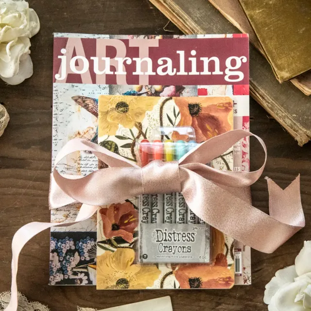 Stampington Soft Petals Art Journaling Bundle pakke havfarger