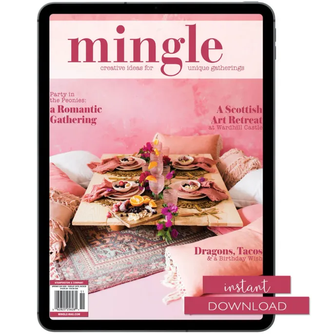 Stampington Mingle Spring 2020 blad PDF-utgave vaarselskap