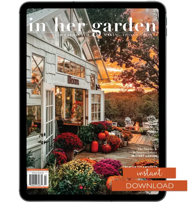 Stampington In Her Garden Autumn 2024 e-blad PDF hage
