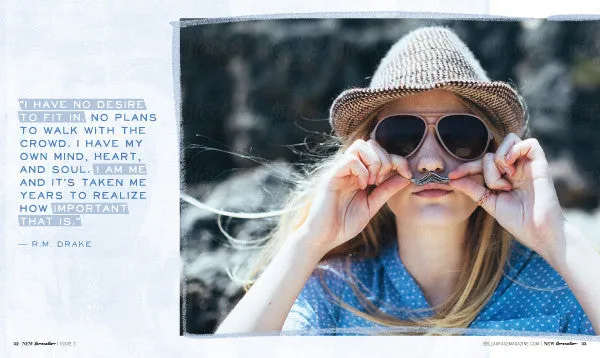 Stampington Bella Grace New Generation Issue 3 blad digital ungdom