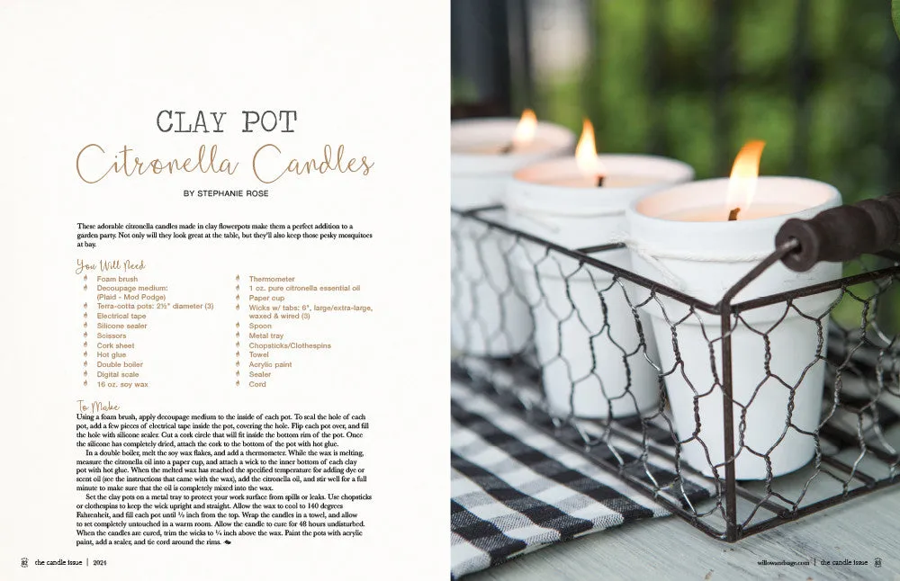 Stampington The Candle Issue blad volum 4 nedlasting PDF
