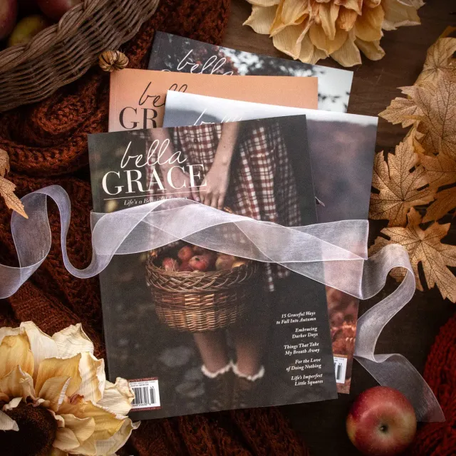 Stampington Bella Grace Autumn Magic 4 blad samlepakke høst