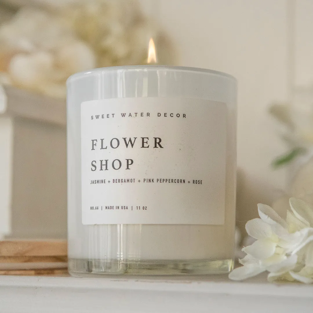 Sweet Water Decor Flower Shop soyalys 11 oz jasmin