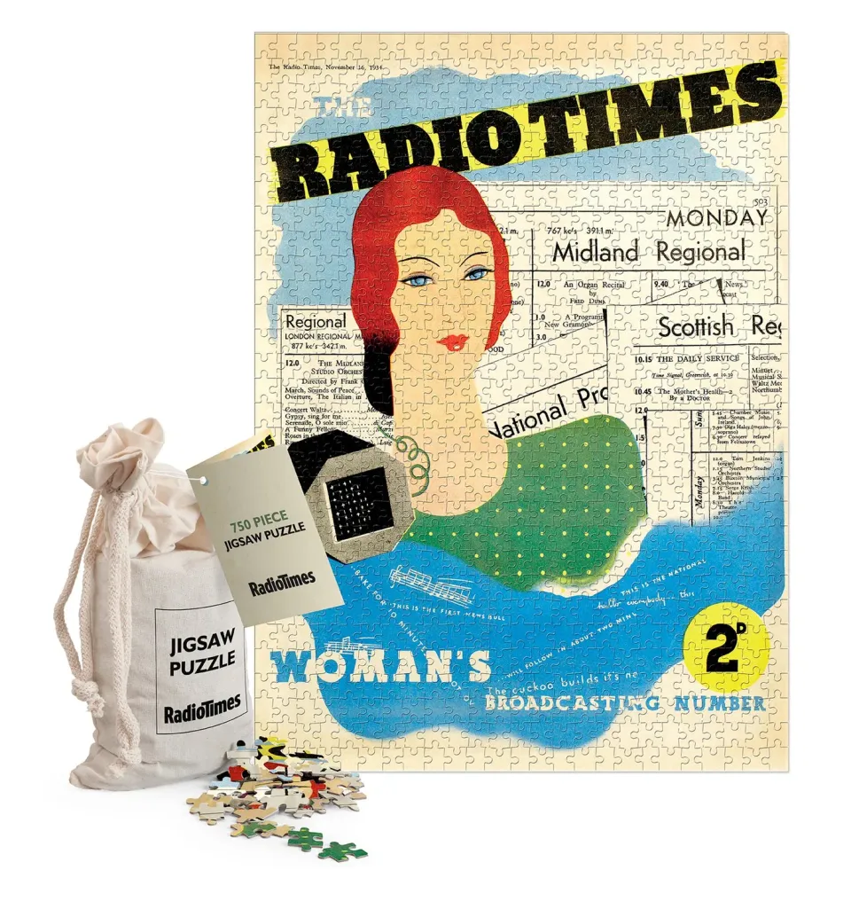 Radio Times Woman's Broadcasting Hour puslespill 750 brikker 1934