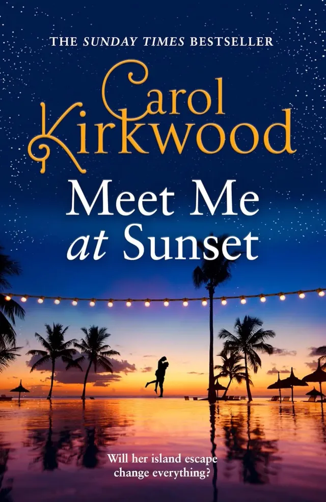 Carol Kirkwood Meet Me at Sunset bok Mallorca-sol