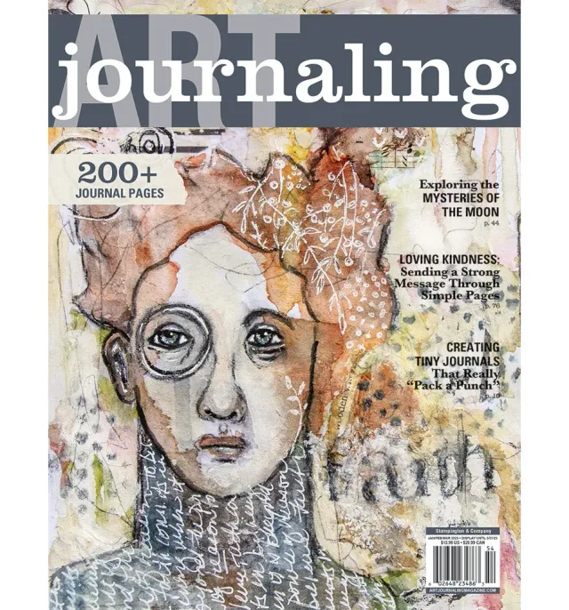 Stampington Art Journaling Winter 2025 blad 144 sider