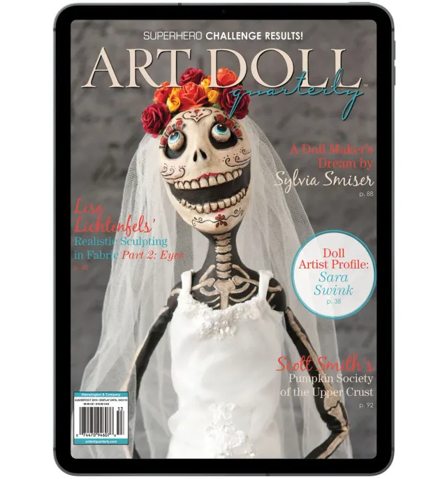 Stampington Art Doll Quarterly Autumn 2015 blad PDF dukker