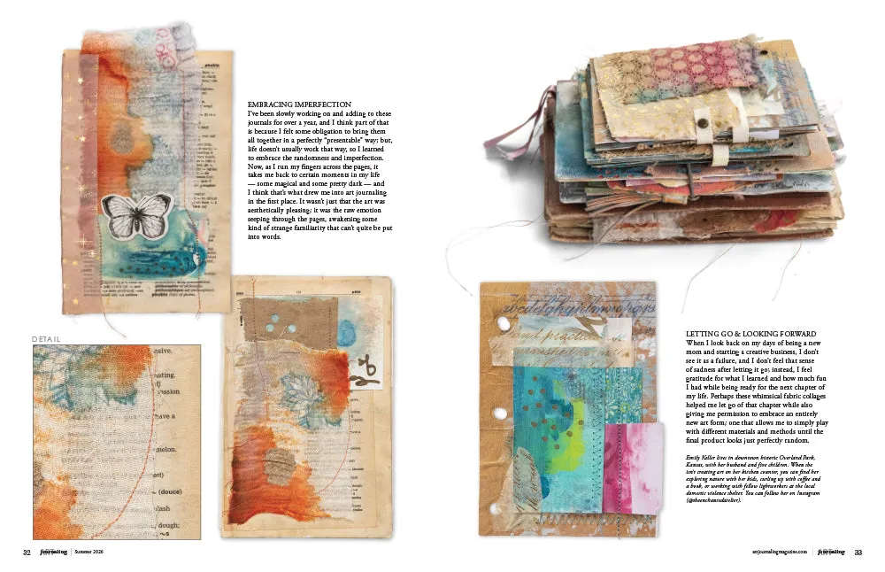 Stampington Art Journaling Summer 2026 magasin enkeltutgave art journal