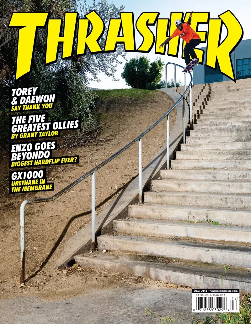 Thrasher desember 2018 blad Zion Wright