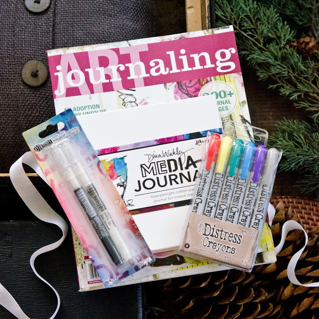 Stampington Art Journaling startsett mixed media