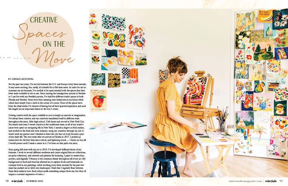 Stampington In Her Studio Summer 2022 blad atelier