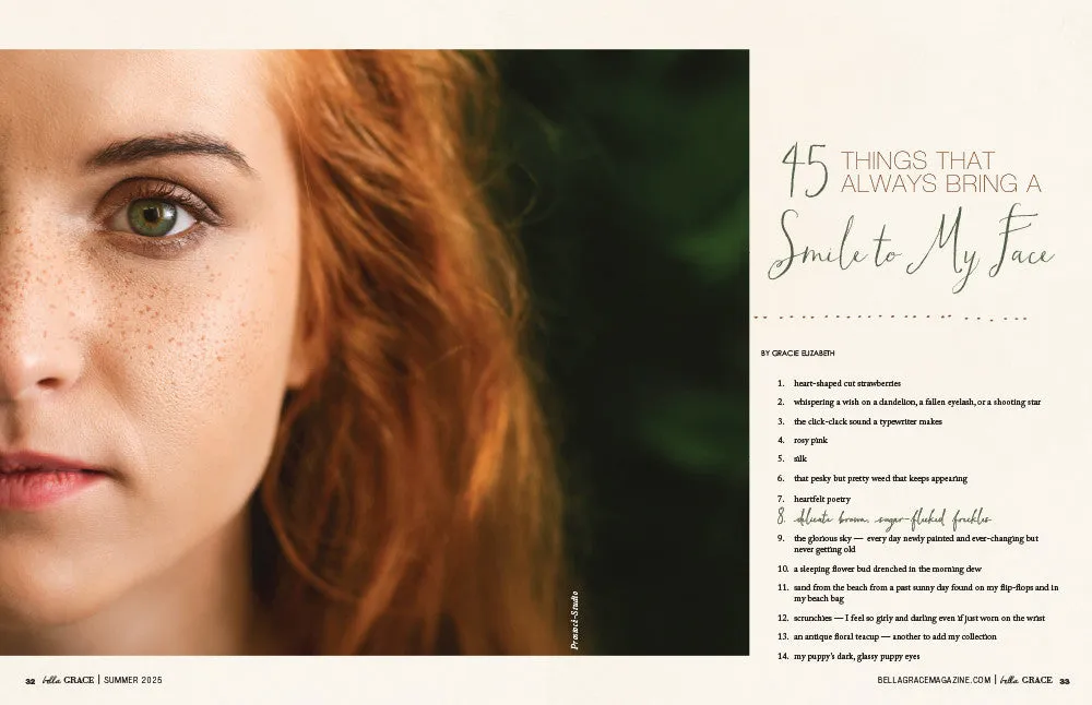 Stampington Bella Grace Issue 44 blad enkeltutgave livsglæde
