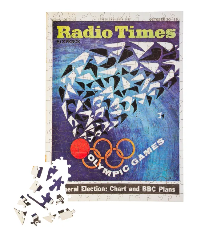 RadioTimes Olympic cover puslespill 250 brikker tre