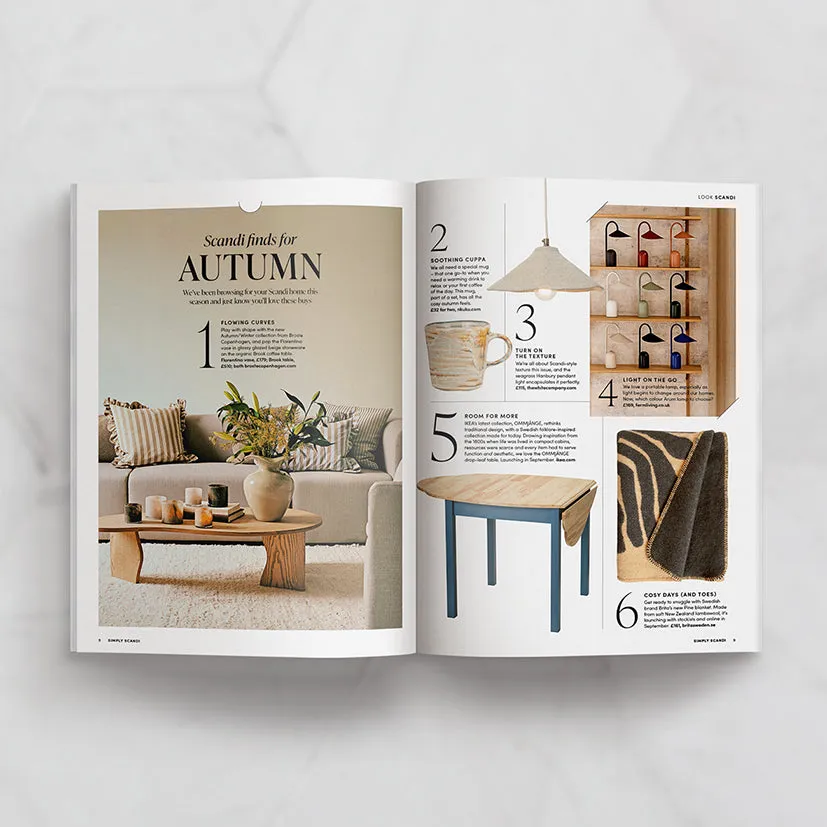 Simply Scandi Vol 19 Autumn 2025 blad høstutgave