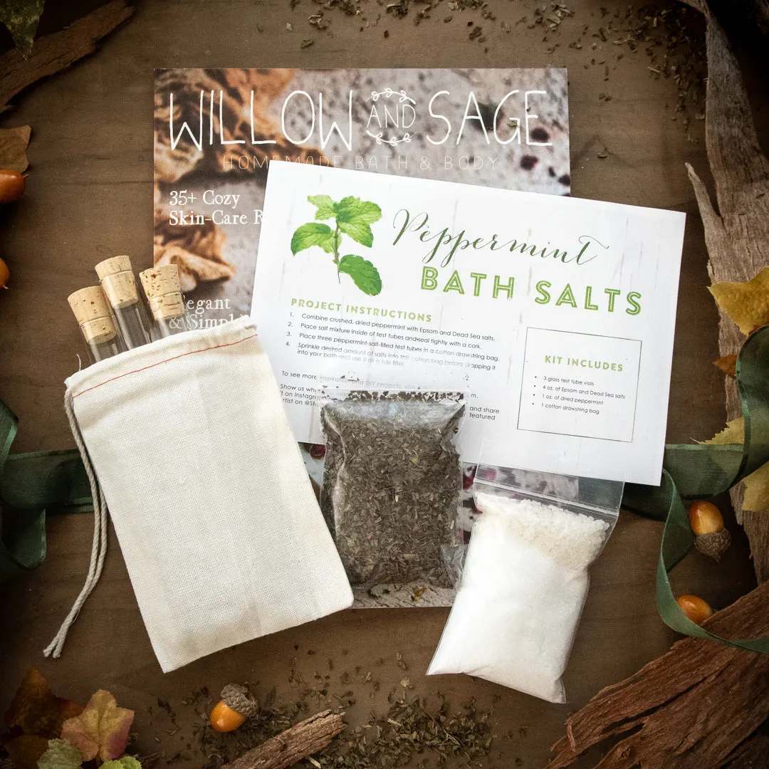 Stampington Willow and Sage Peppermint Self-Care kit mynte