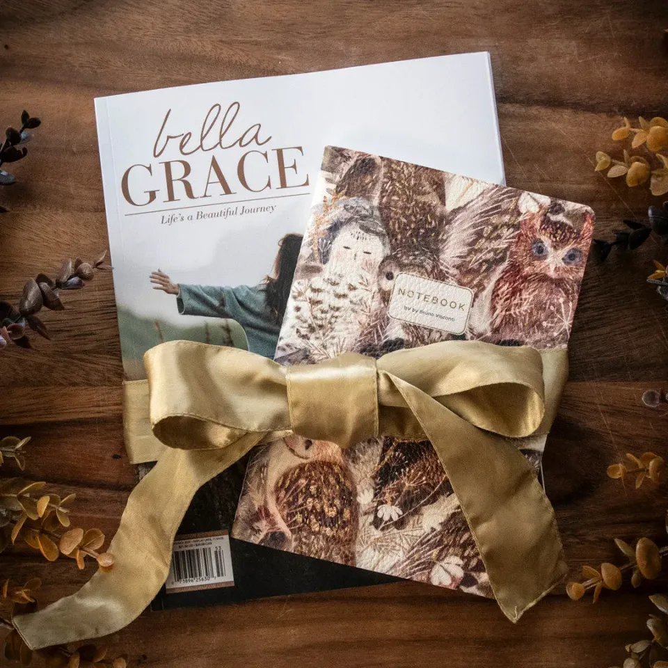 Stampington Bella Grace Autumn Nights bundle blad notatbok