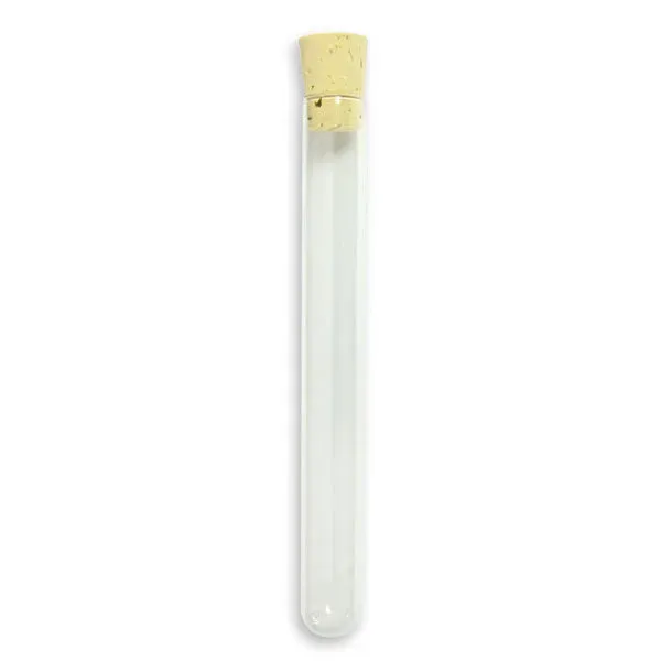Stampington Glass Test Tubes Large reagensrør 9 stk med kork