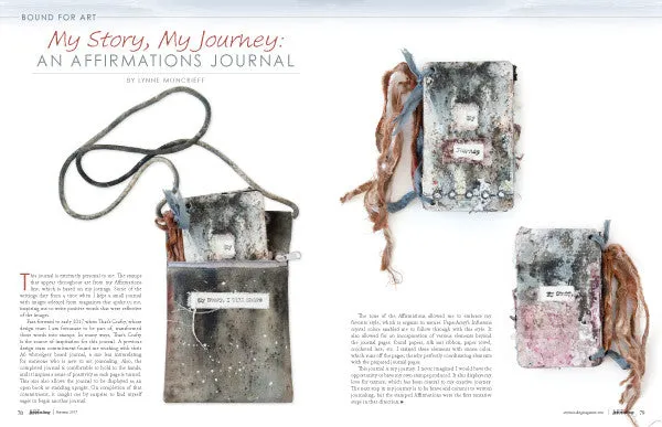 Stampington Art Journaling Autumn 2017 blad PDF nedlasting