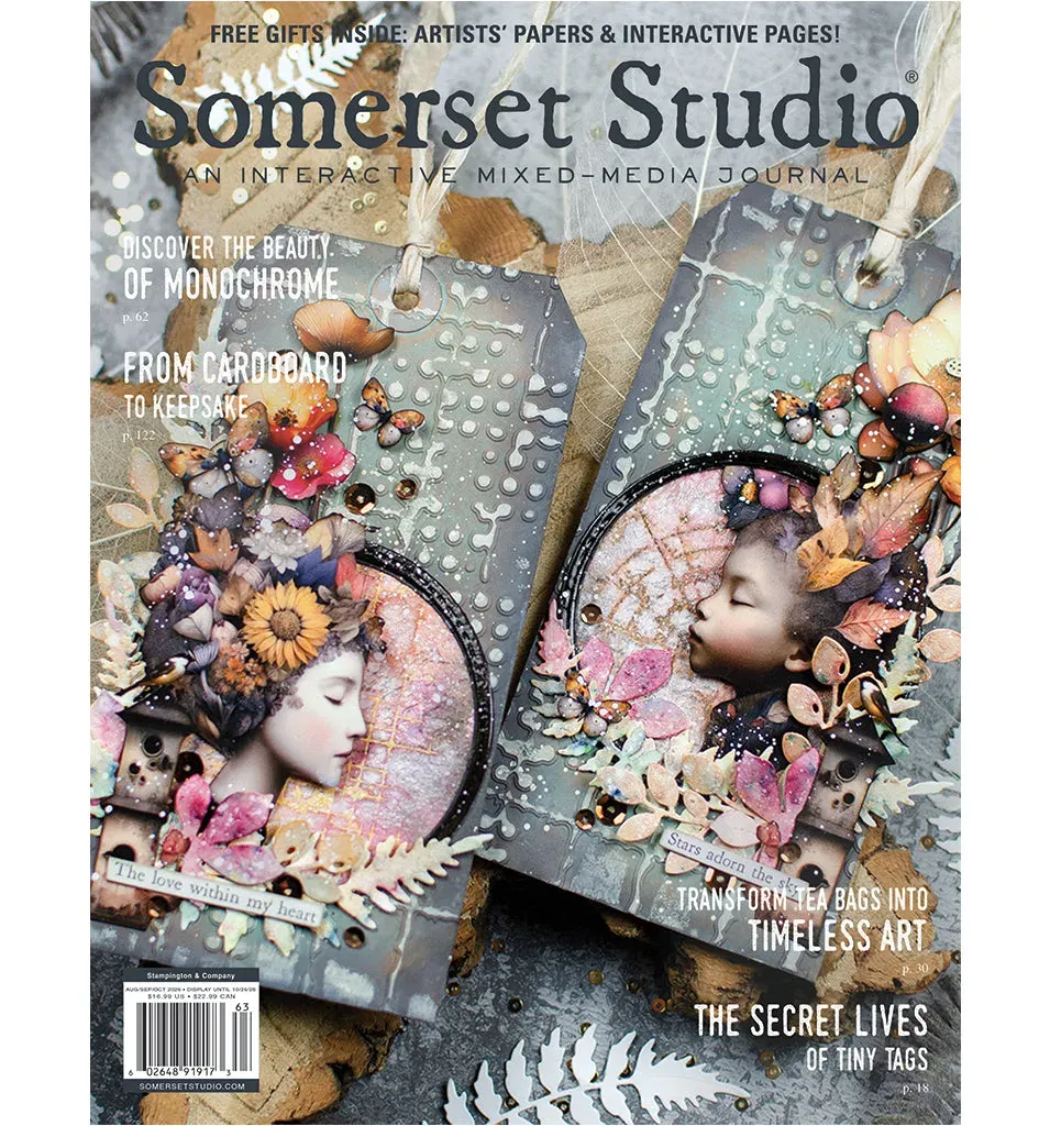 Stampington Somerset Studio høst 2026 blad mixed media