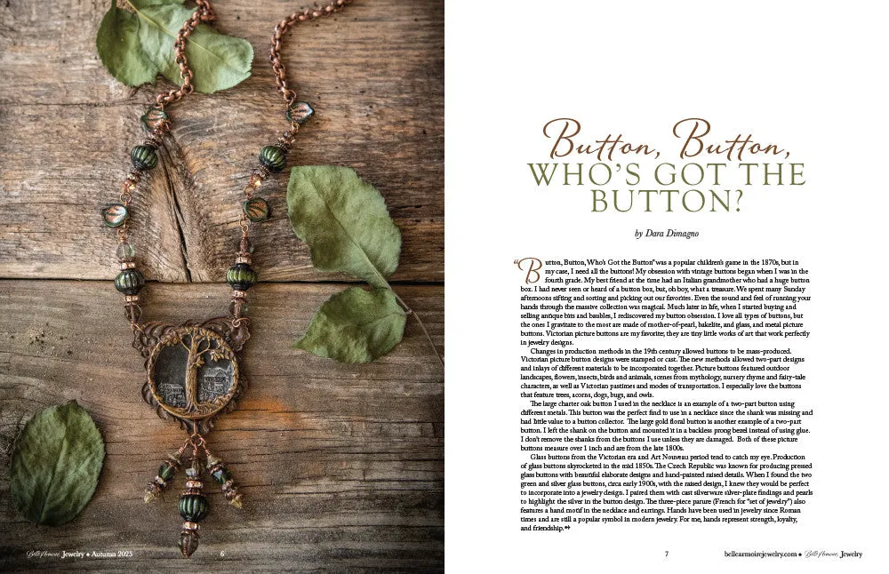 Stampington Belle Armoire Jewelry Autumn 2025 blad digital smykker