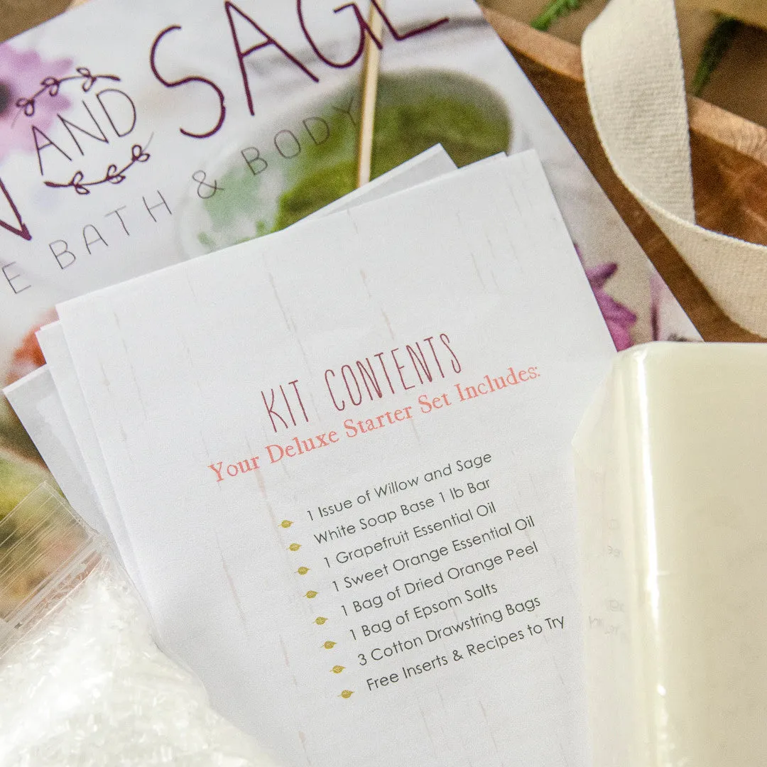 Stampington Willow Sage Summer Citrus sett såpe bad