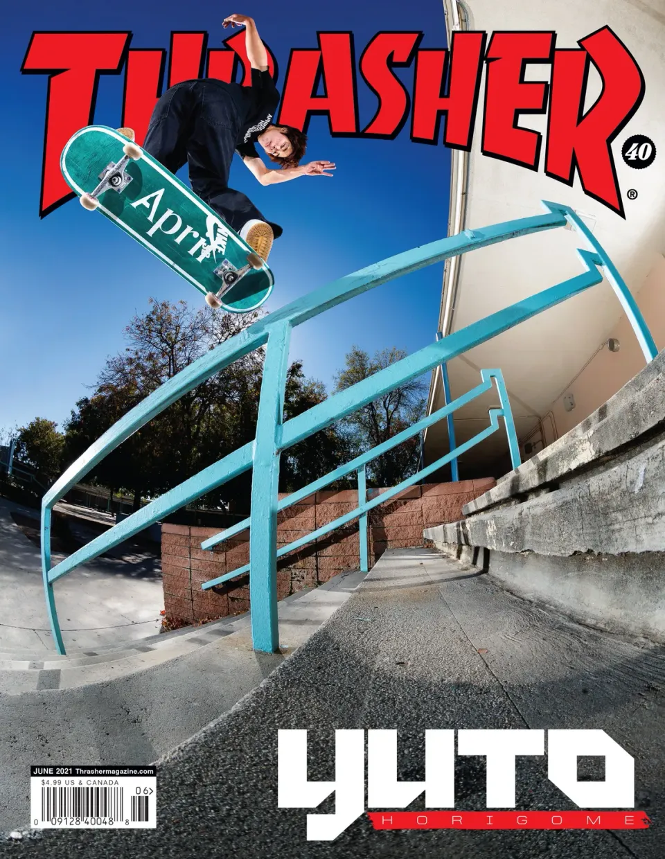 Thrasher Magazine blad juni 2021 Yuto