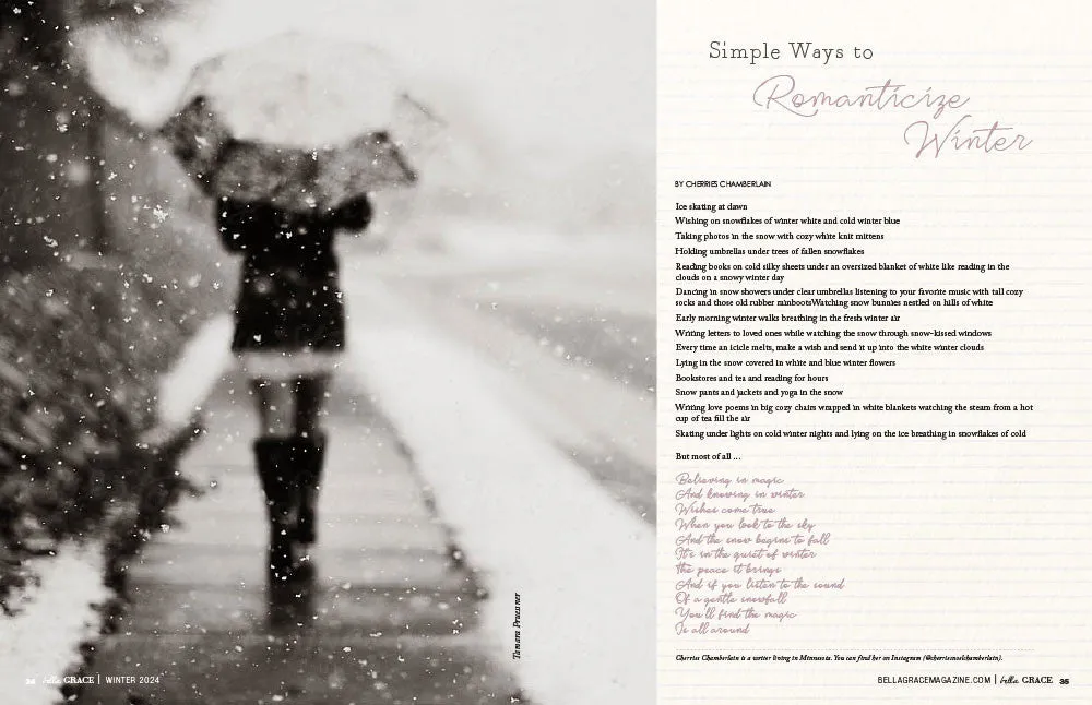Stampington Bella Grace Issue 38 blad 160 sider vinterhygge