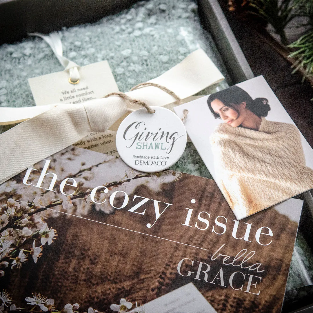 Stampington The Cozy Issue Volume 6 gavepakke sjal salvie