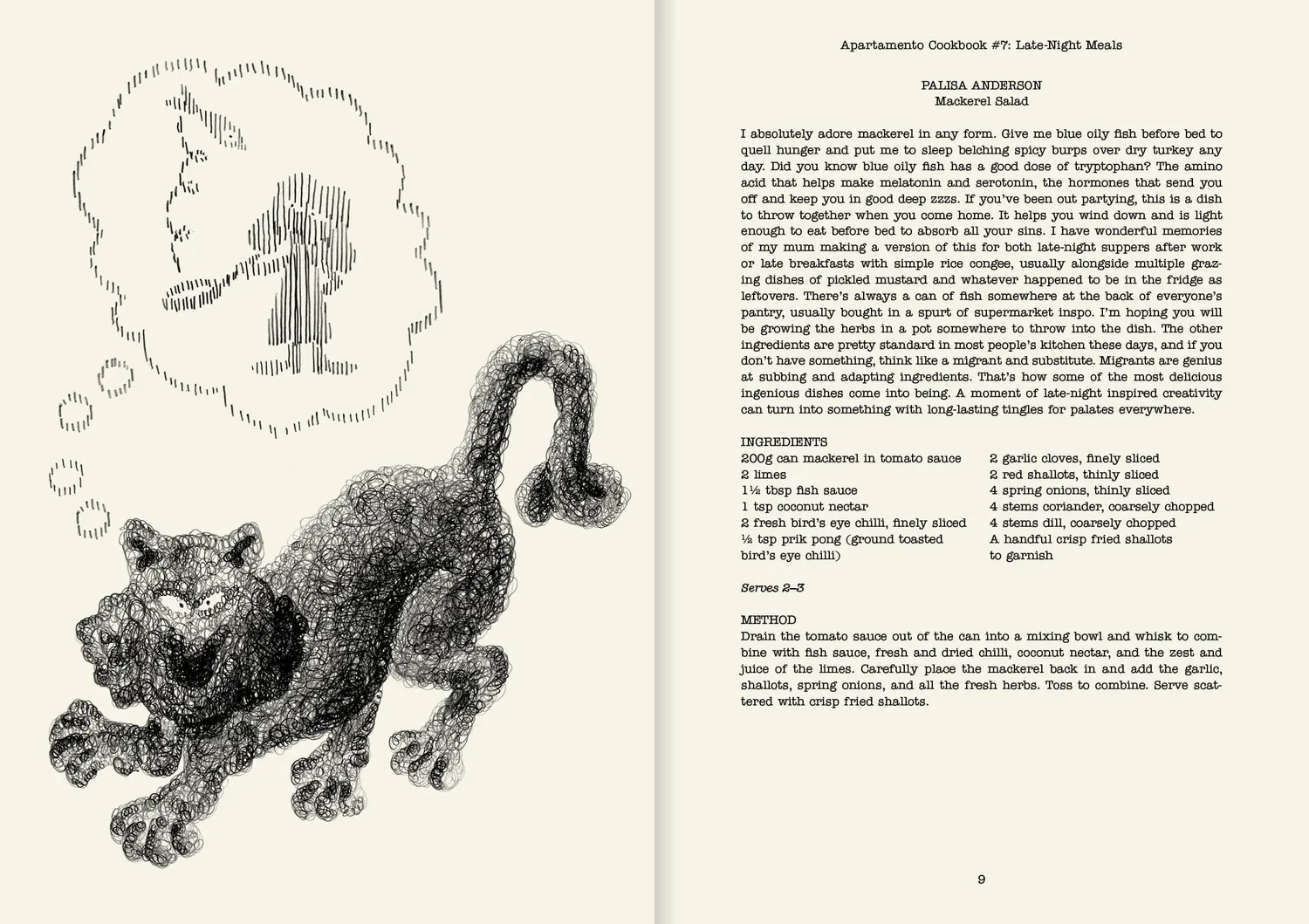 Apartamento Cookbook nr 7 kokebok Late Night Meals