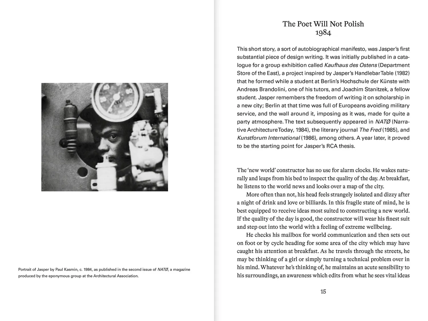 Apartamento The Unimportance of Form bok Jasper Morrison