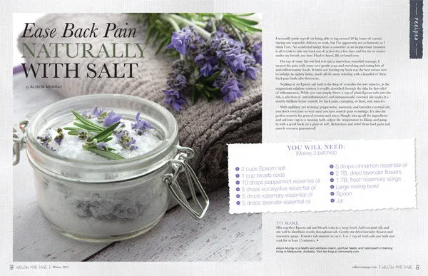 Stampington Willow and Sage Winter 2015 blad digital hudpleie
