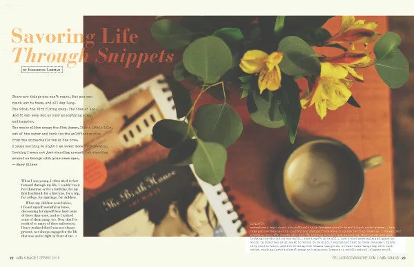 Stampington Bella Grace Issue 3 blad digital hverdagsglede