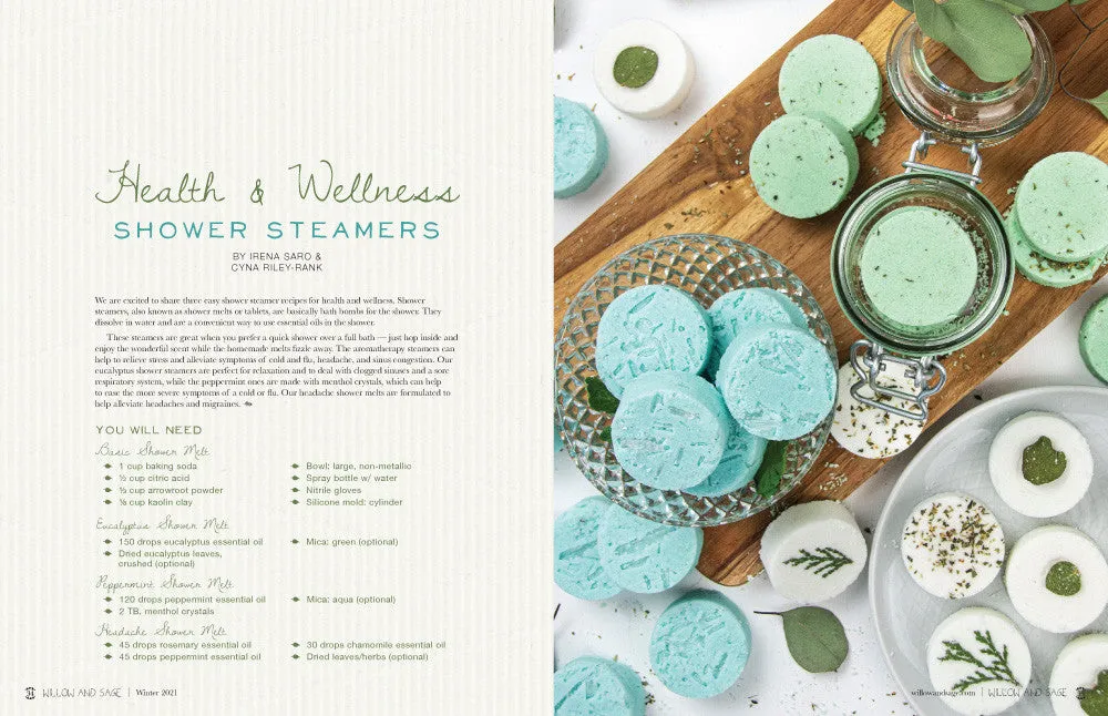 Stampington Willow and Sage Winter 2021 blad digitalutgave