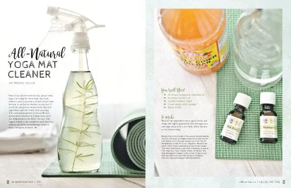 Stampington Natural Home Issue 1 blad digital rengjøring