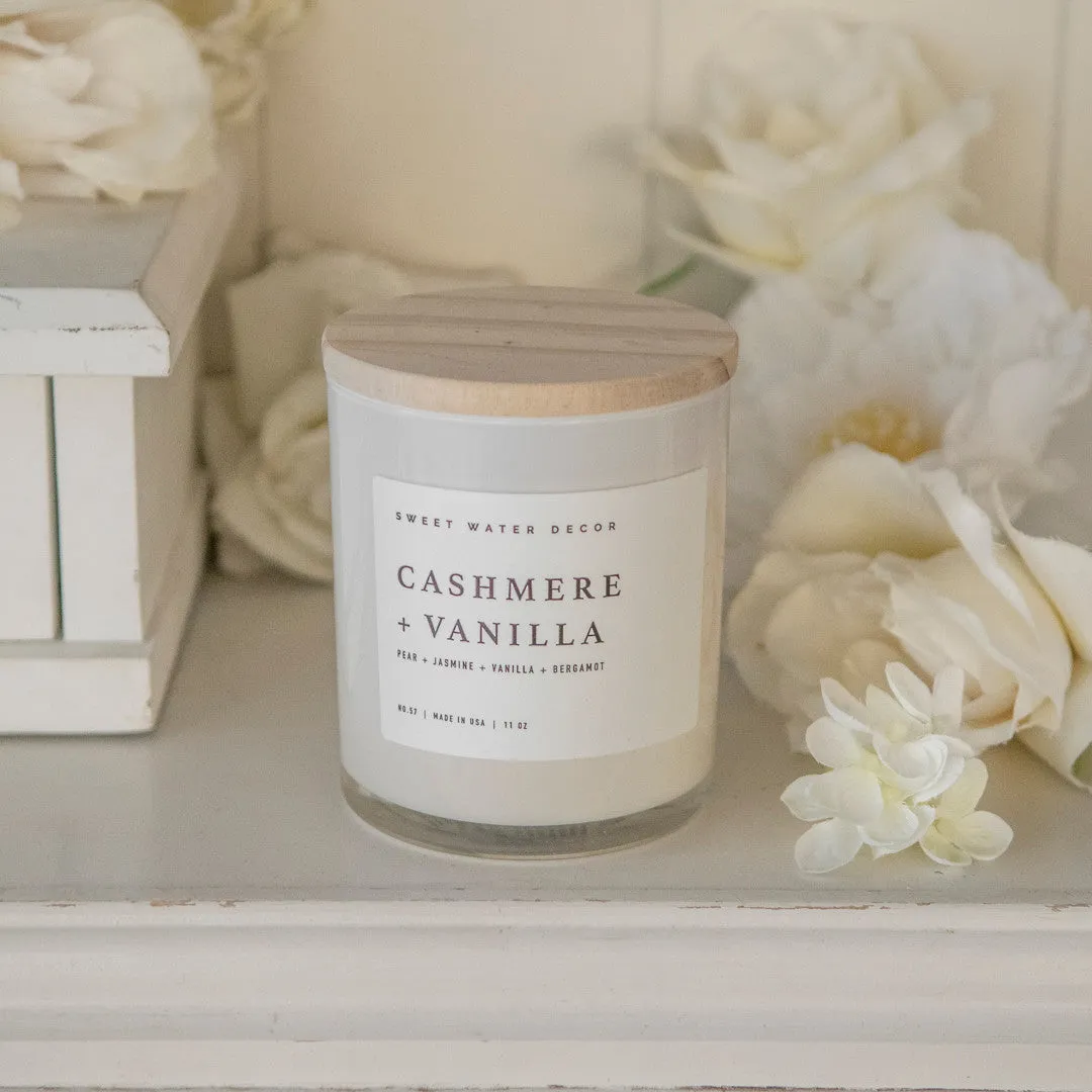 Stampington Cashmere Vanilla duftlys soyavoks 11 oz kos
